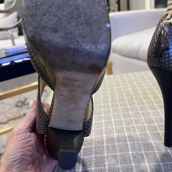 Fendi platform peep toe booties size 6.5 (37) - Picture 11 of 16